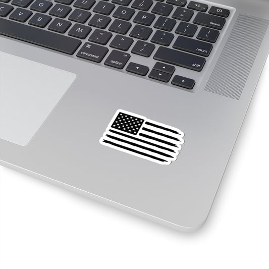 Minimalist American Flag Kiss-Cut Stickers, USA Pride Decals, Laptop Stickers, Car Accessories, Independence Day Decor