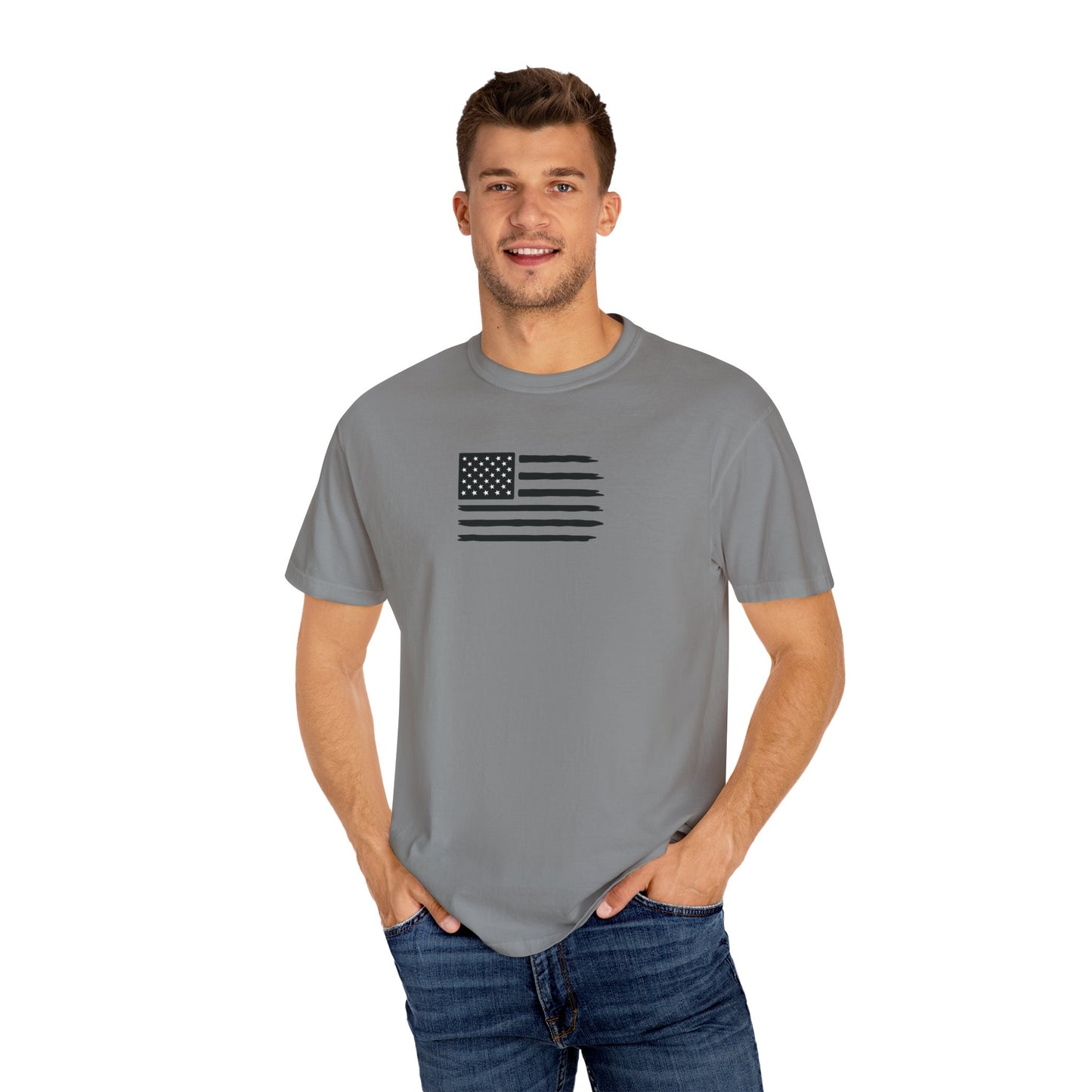 Patriotic Garment-Dyed T-Shirt | We The People | Unisex Tee, Casual Wear, Fourth of July, Gift for Patriots, Everyday Comfort