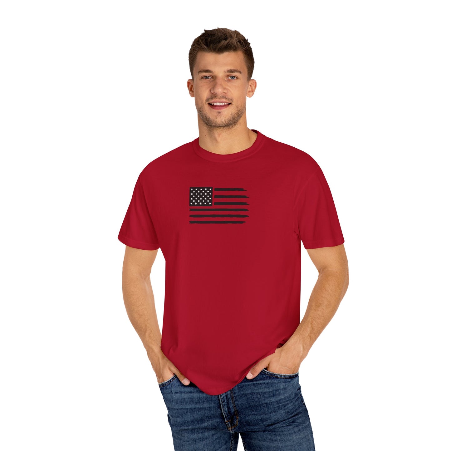 Patriotic Garment-Dyed T-Shirt | We The People | Unisex Tee, Casual Wear, Fourth of July, Gift for Patriots, Everyday Comfort