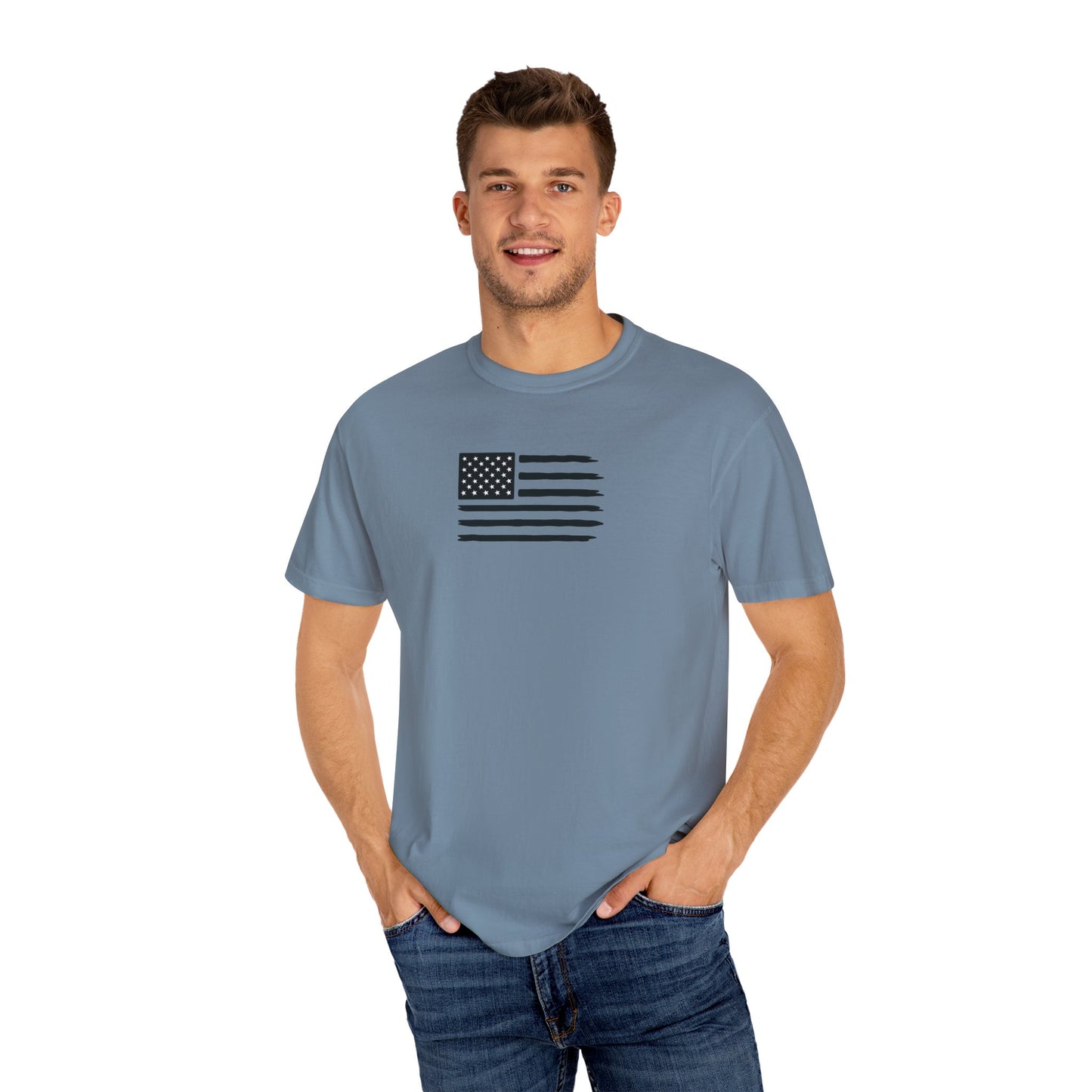 Patriotic Garment-Dyed T-Shirt | We The People | Unisex Tee, Casual Wear, Fourth of July, Gift for Patriots, Everyday Comfort