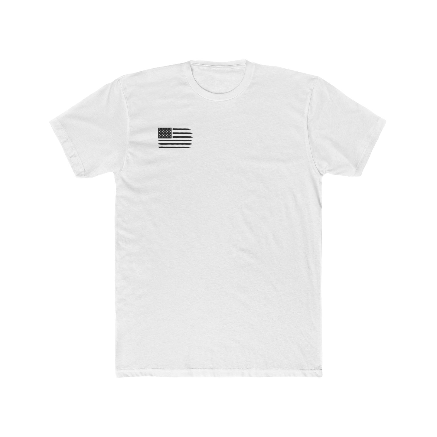 Unisex Cotton Flag Tee - Casual Wear, Graphic T-Shirt, Patriot Apparel, Gifts for Him/Her, Independence Day Outfits