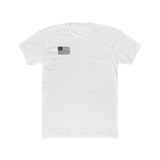 Unisex Cotton Flag Tee - Casual Wear, Graphic T-Shirt, Patriot Apparel, Gifts for Him/Her, Independence Day Outfits