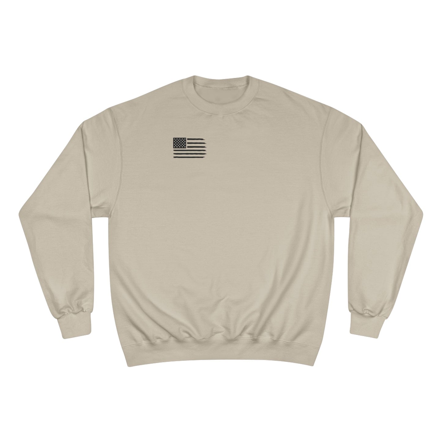 Champion Sweatshirt, Cozy Casual Wear, Unisex Apparel, American Flag Design, Perfect for Every Occasion, Gift for Friends