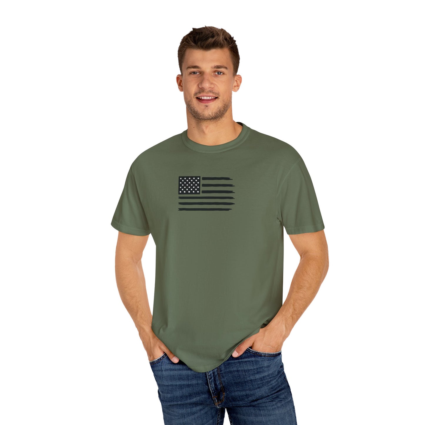 Patriotic Garment-Dyed T-Shirt | We The People | Unisex Tee, Casual Wear, Fourth of July, Gift for Patriots, Everyday Comfort