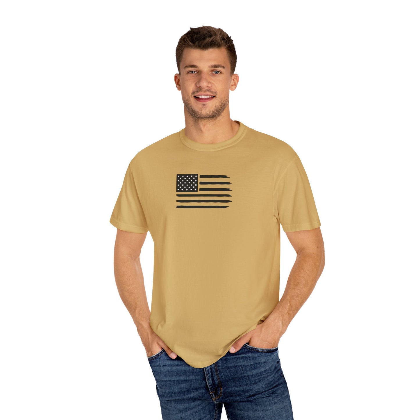 Patriotic Garment-Dyed T-Shirt | We The People | Unisex Tee, Casual Wear, Fourth of July, Gift for Patriots, Everyday Comfort